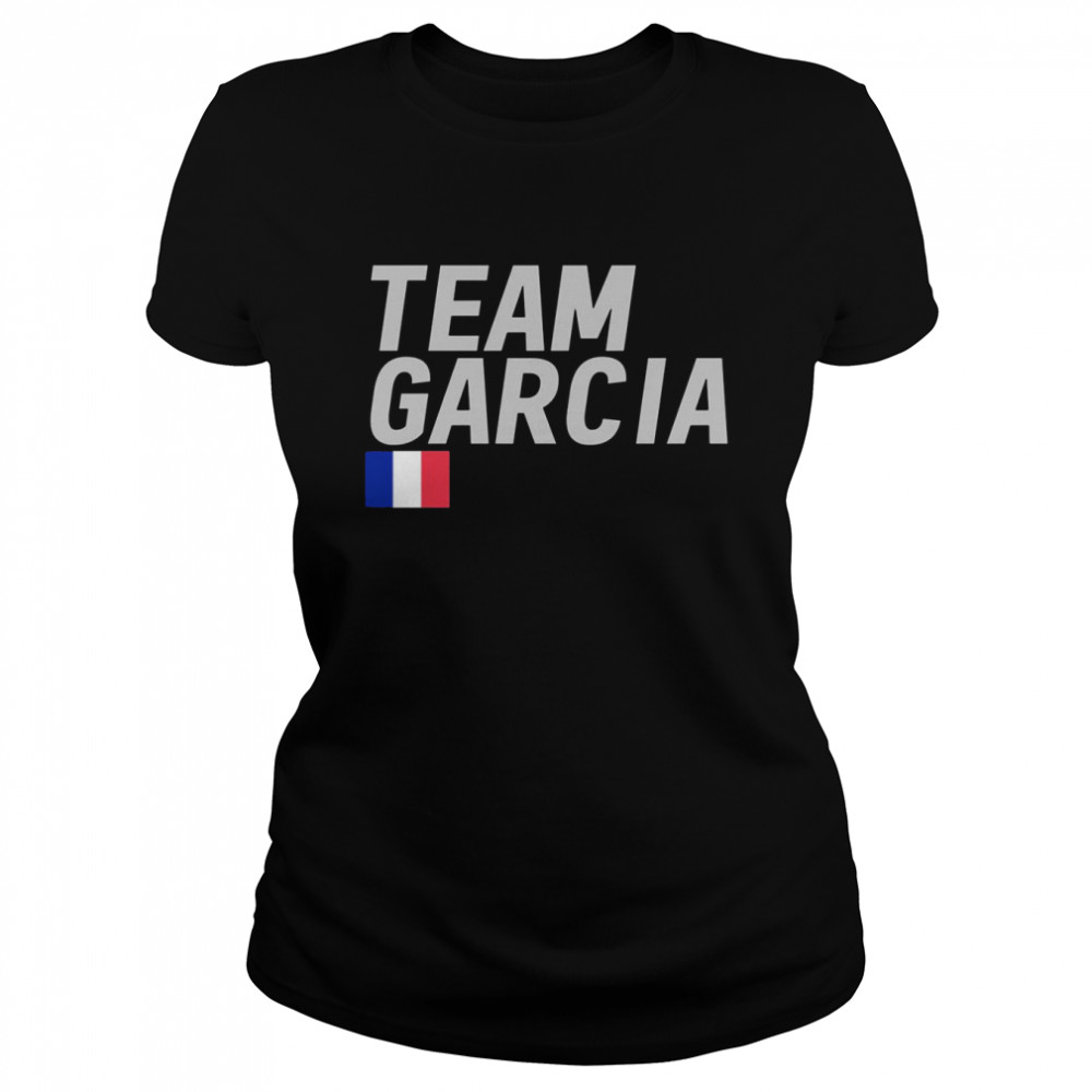 Team Garcia Caroline Garcia Frech Flag Shirt Classic Womens T Shirt