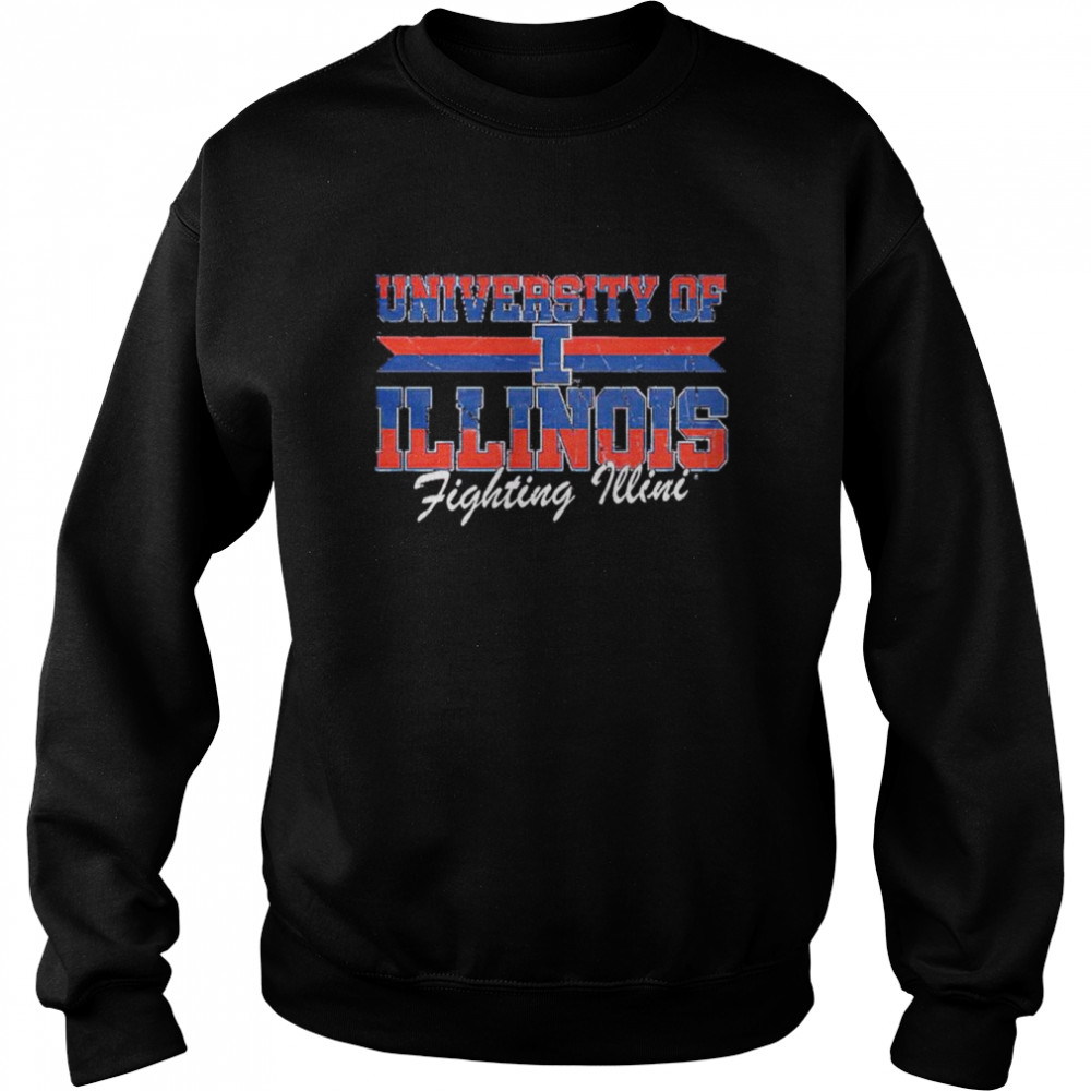 University Of Illinois Fighting Illini Throwback Shirt Unisex Sweatshirt