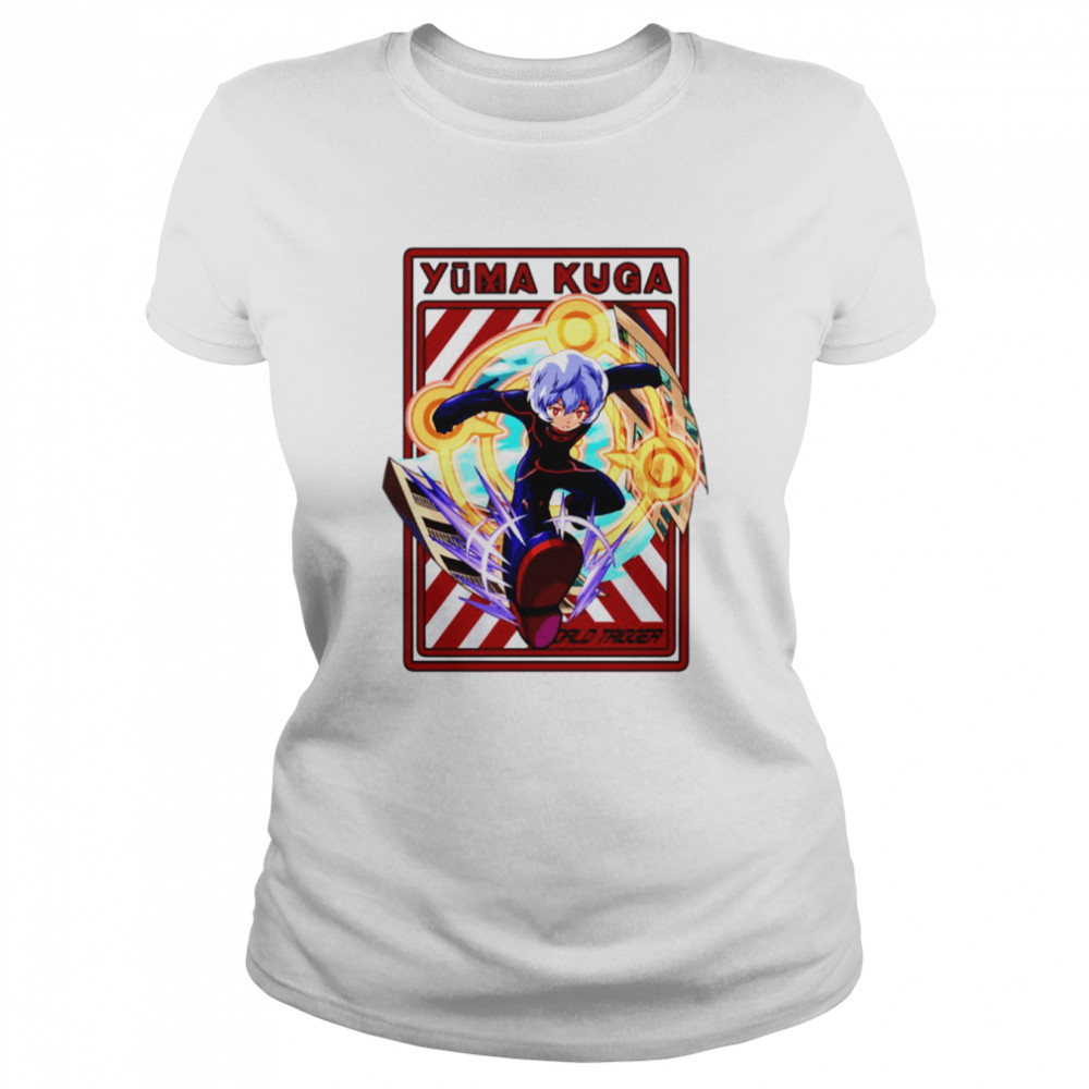Animated Yuma Kuga World Trigger Shirt Classic Womens T Shirt