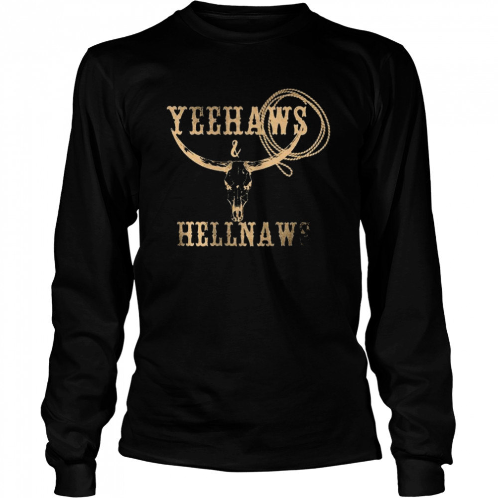 Cow Wild West Western  Long Sleeved T-Shirt