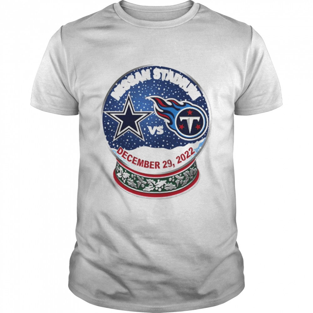 Dallas Cowboys vs Tennessee Titans Gameday Hatpin 2022 Nissan Stadium shirt