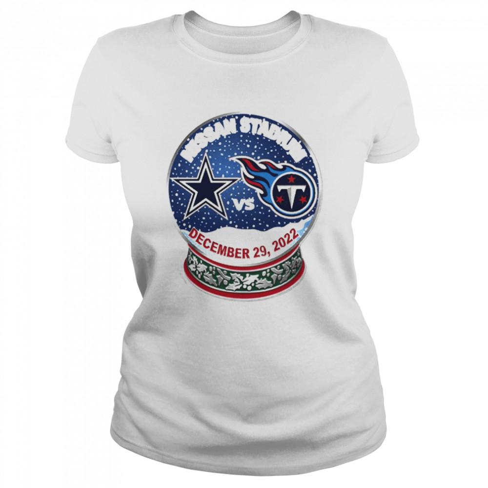 Dallas Cowboys Vs Tennessee Titans Gameday Hatpin 2022 Nissan Stadium Shirt Classic Women'S T-Shirt