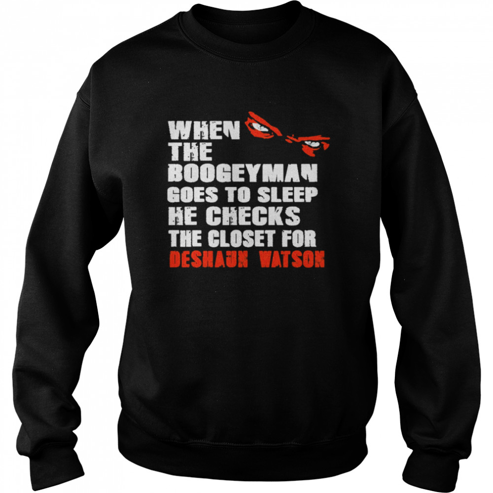 Deshaun Watson Boogeyman Cleveland Football Fan Unisex Sweatshirt