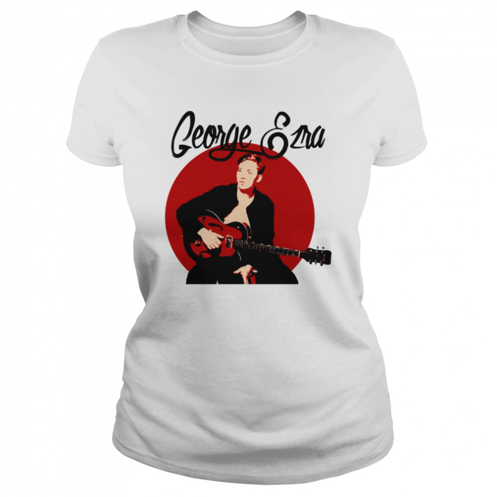 Folk Pop George Ezra Music Shirt Classic Womens T Shirt