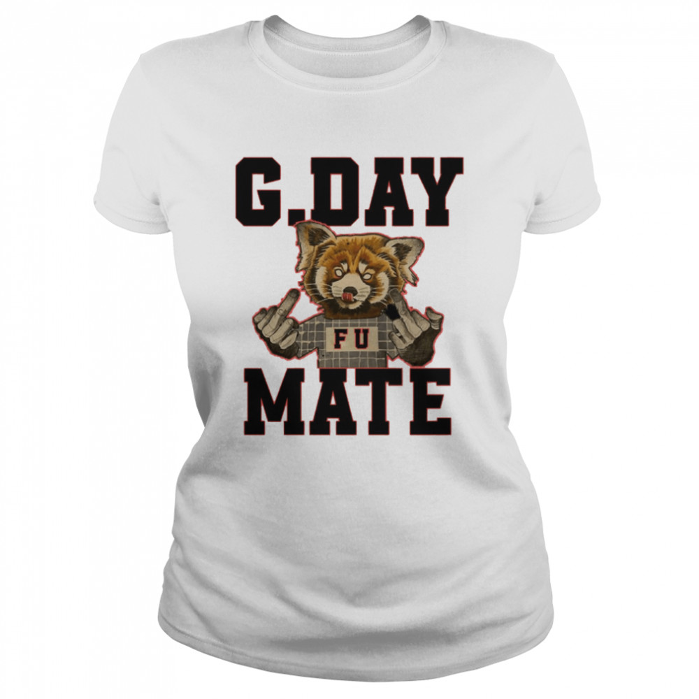 Gday Mate Good Day Mate Ozzy Saying Australian Slang Shirt Classic Womens T Shirt