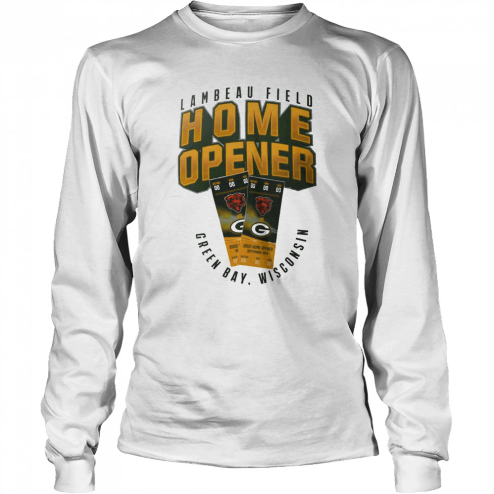 Green Bay Packers Vs Chicago Bears Lambeau Field Home Opener Shirt Long Sleeved T Shirt
