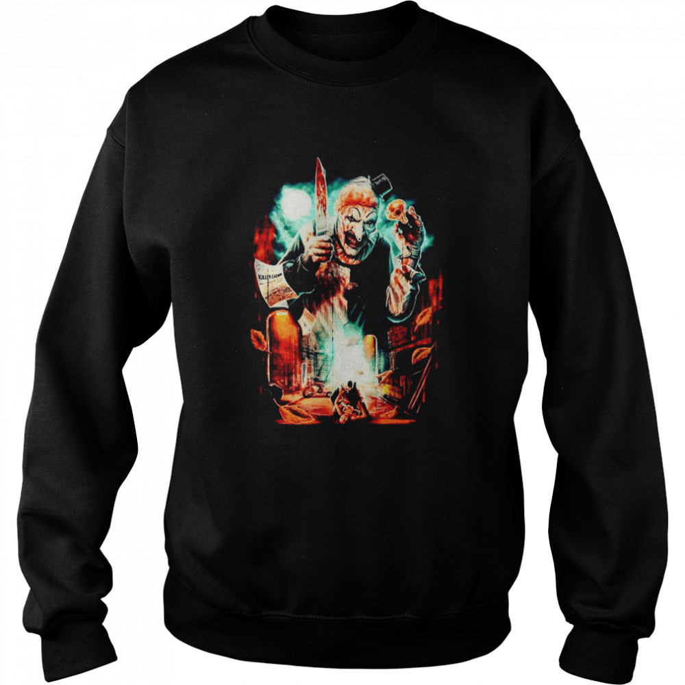 Haloween Horror Movie Art The Clown Shirt Unisex Sweatshirt