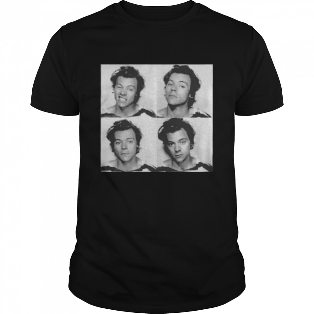 Harry styles photo collage photoshoot shirt