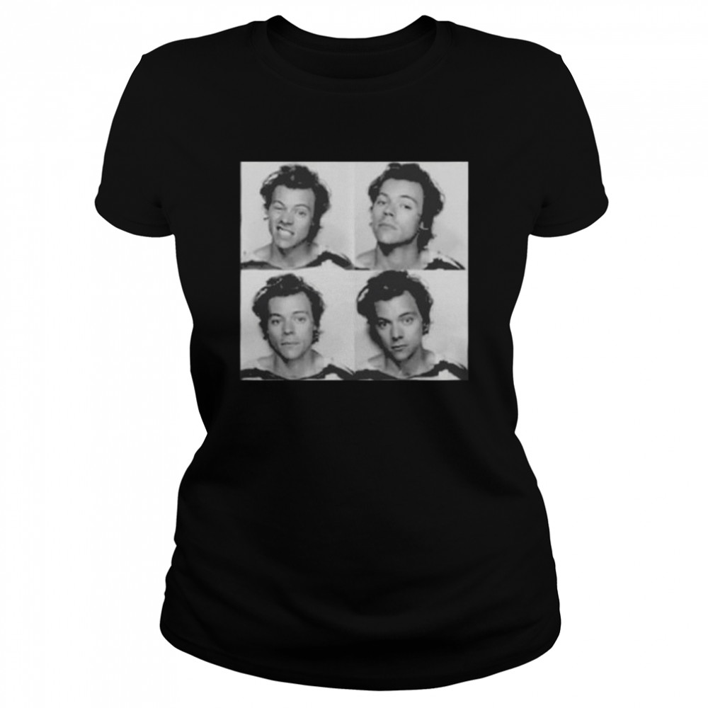 Harry Styles Photo Collage Photoshoot Shirt Classic Women'S T-Shirt