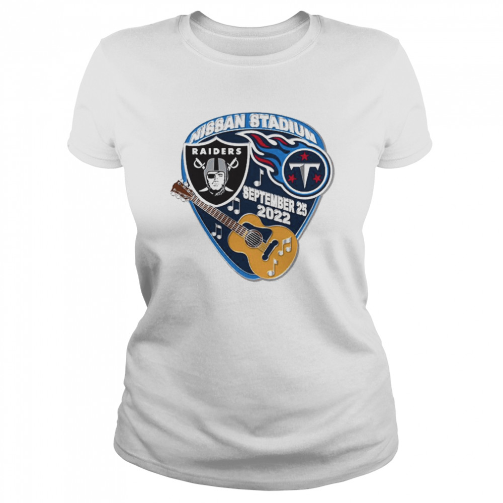 Las Vegas Raiders Vs Tennessee Titans 2022 Nissan Stadium Shirt Classic Women'S T-Shirt