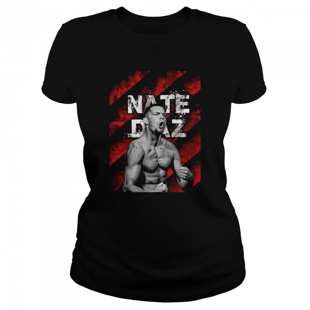 Nate Diaz Vintage Graphic Ufc T- Classic Women'S T-Shirt