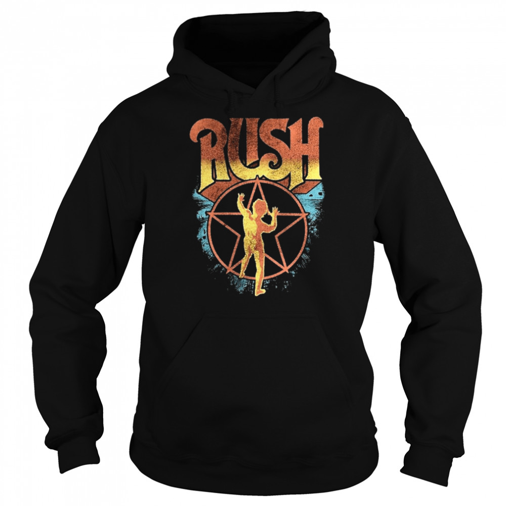 Rush Band Vintage Retro Red Stars Kid Shirt Unisex Hoodie