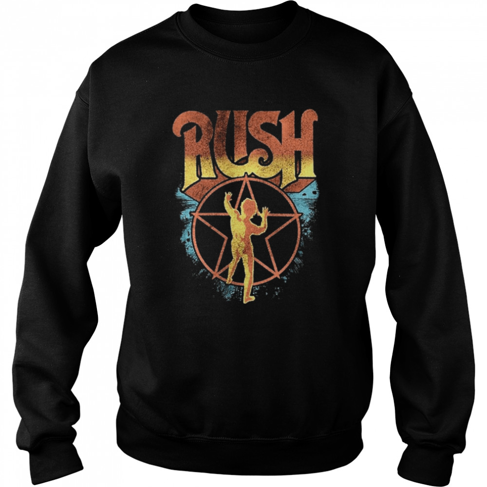 Rush Band Vintage Retro Red Stars Kid Shirt Unisex Sweatshirt