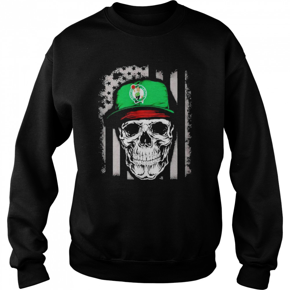 Skull Rock With Hat Boston Celtics Halloween Unisex Sweatshirt