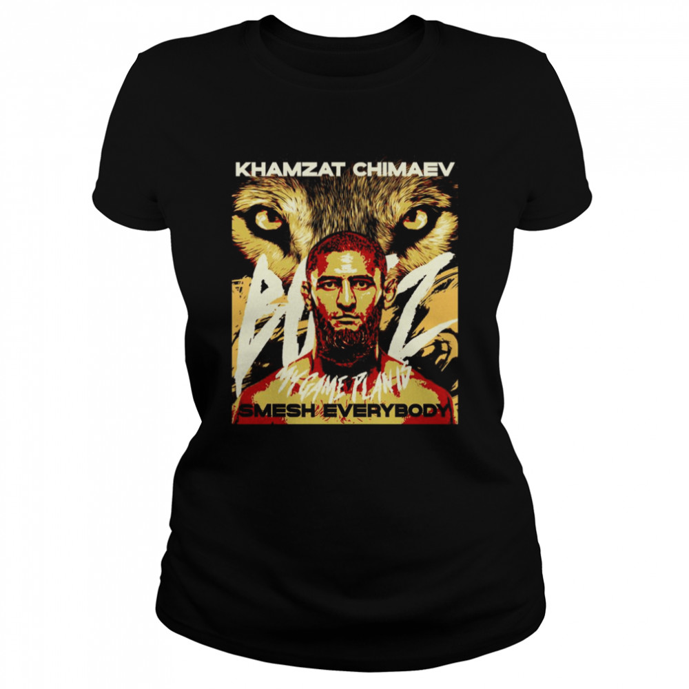 Smesh Everybody Gifts For Mma Fans Khamzat Chimaev T Classic Womens T Shirt