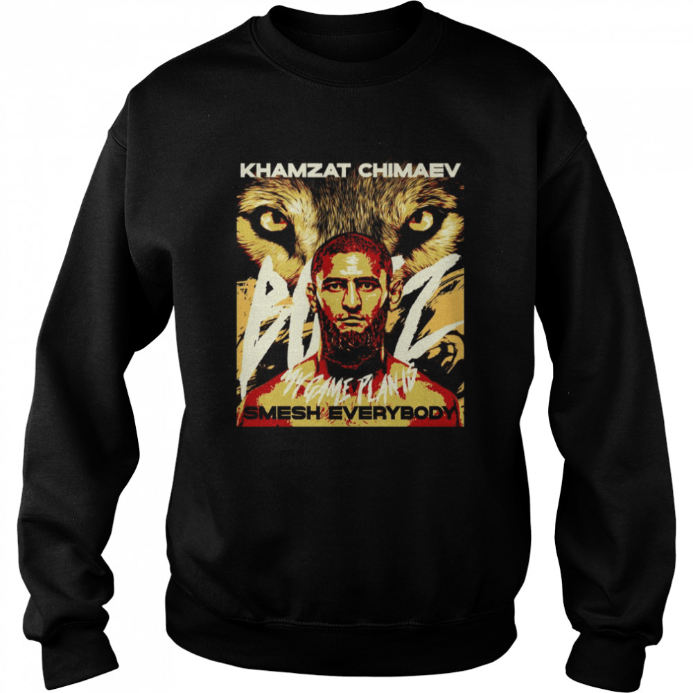 Smesh Everybody Gifts For Mma Fans Khamzat Chimaev T Unisex Sweatshirt