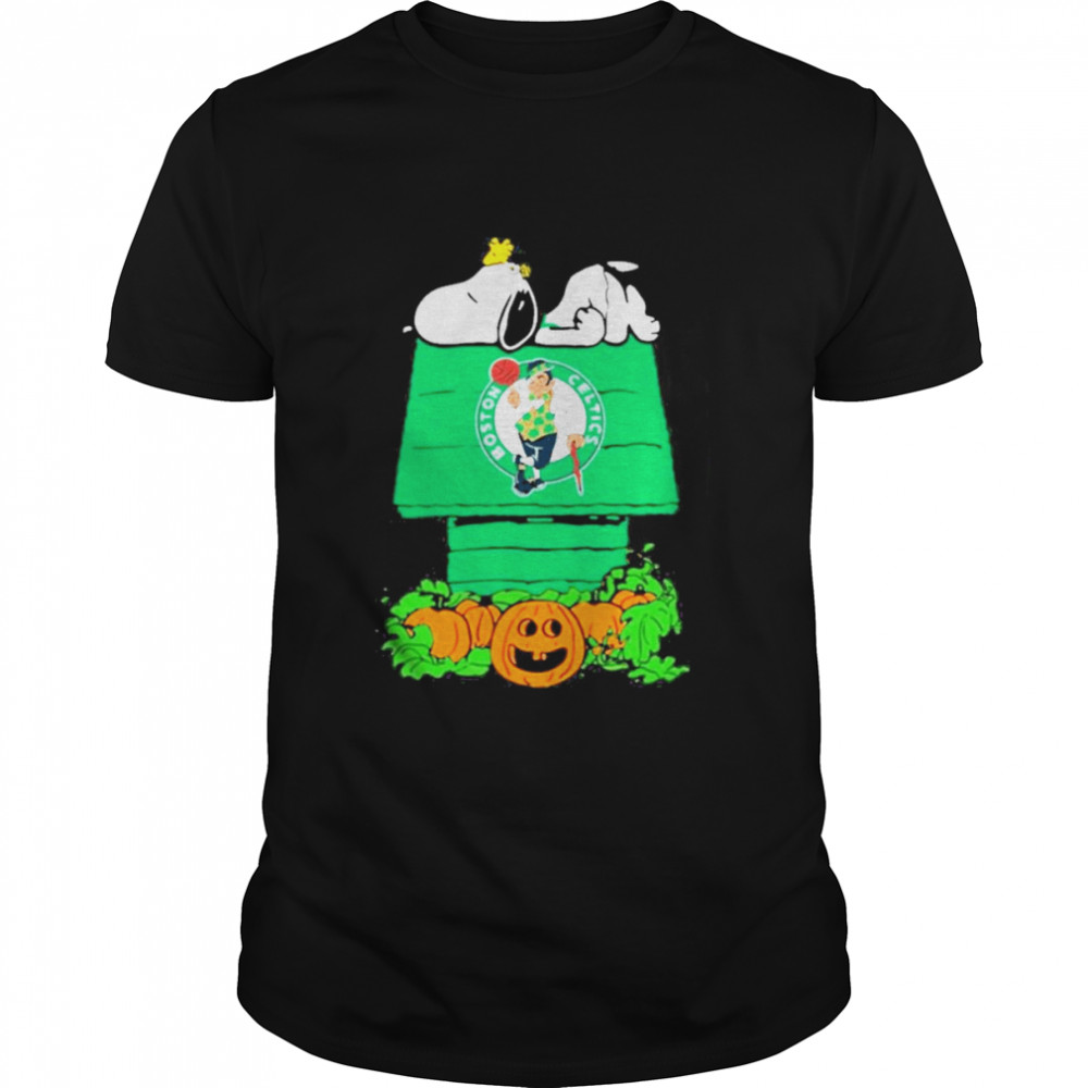 Snoopy Cute Boston Celtics Halloween Shirt