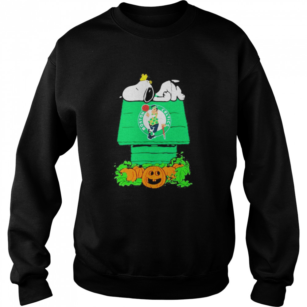 Snoopy Cute Boston Celtics Halloween  Unisex Sweatshirt