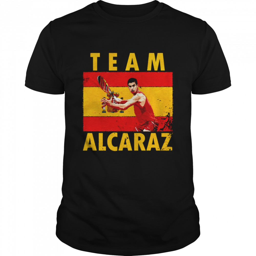 Spain Flag Team Alcaraz Carlos Alcaraz shirt