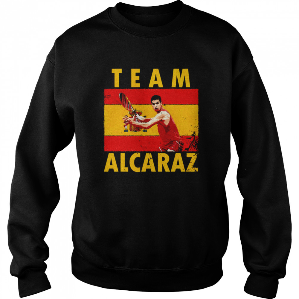 Spain Flag Team Alcaraz Carlos Alcaraz Shirt Unisex Sweatshirt