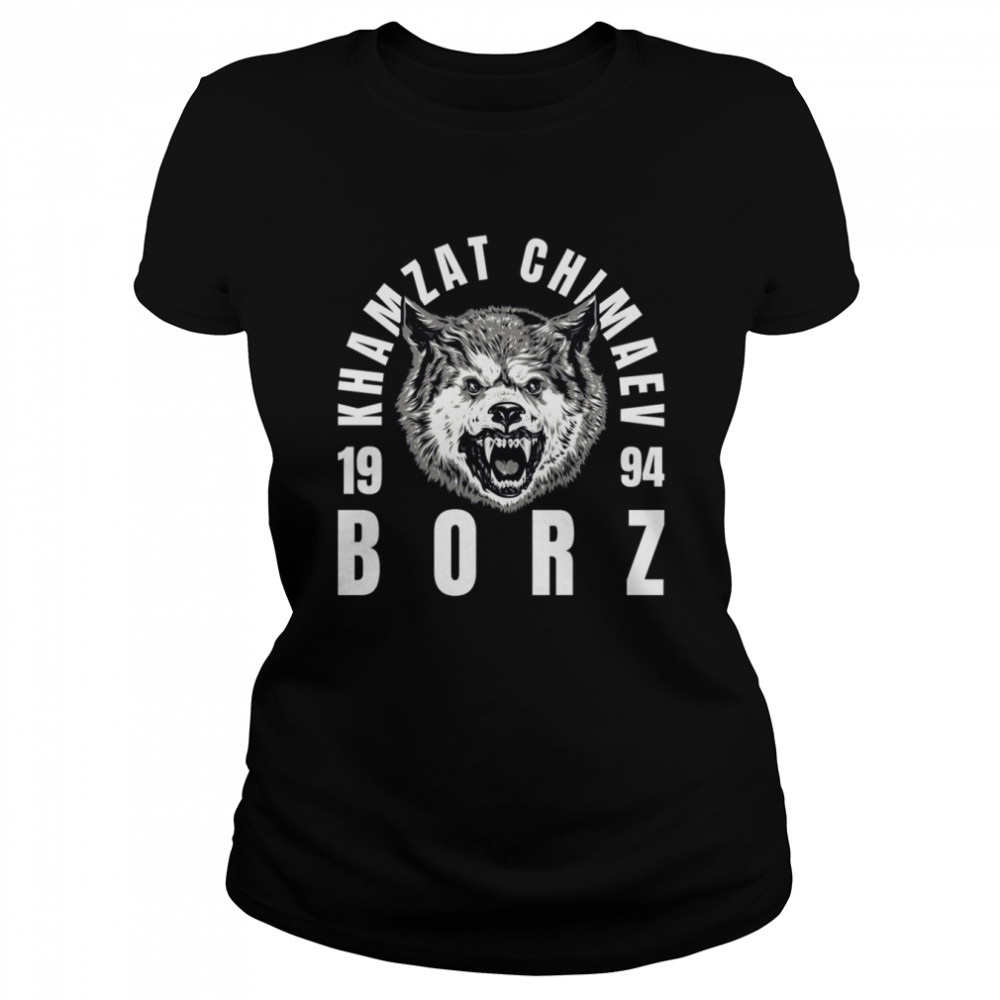 The Wolf Borz 1994 Khamzat Chimaev T Classic Womens T Shirt