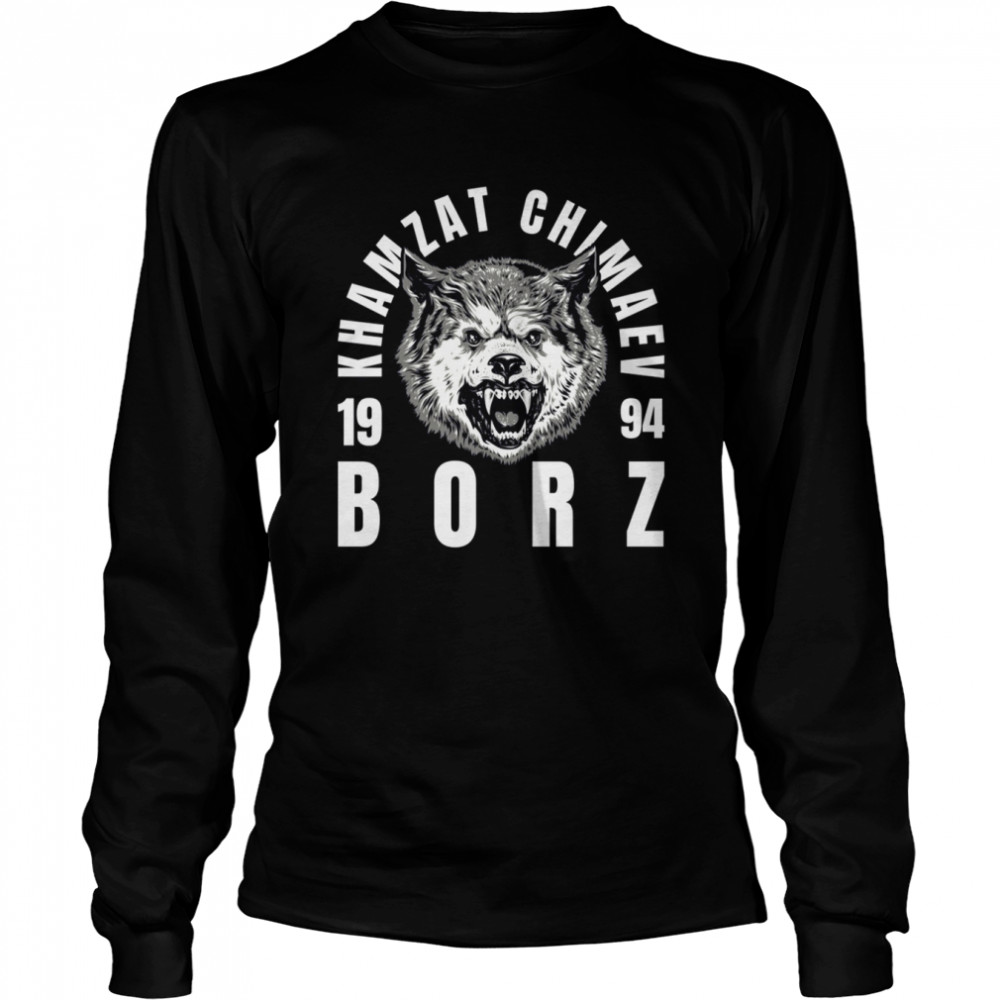 The Wolf Borz 1994 Khamzat Chimaev T- Long Sleeved T-Shirt