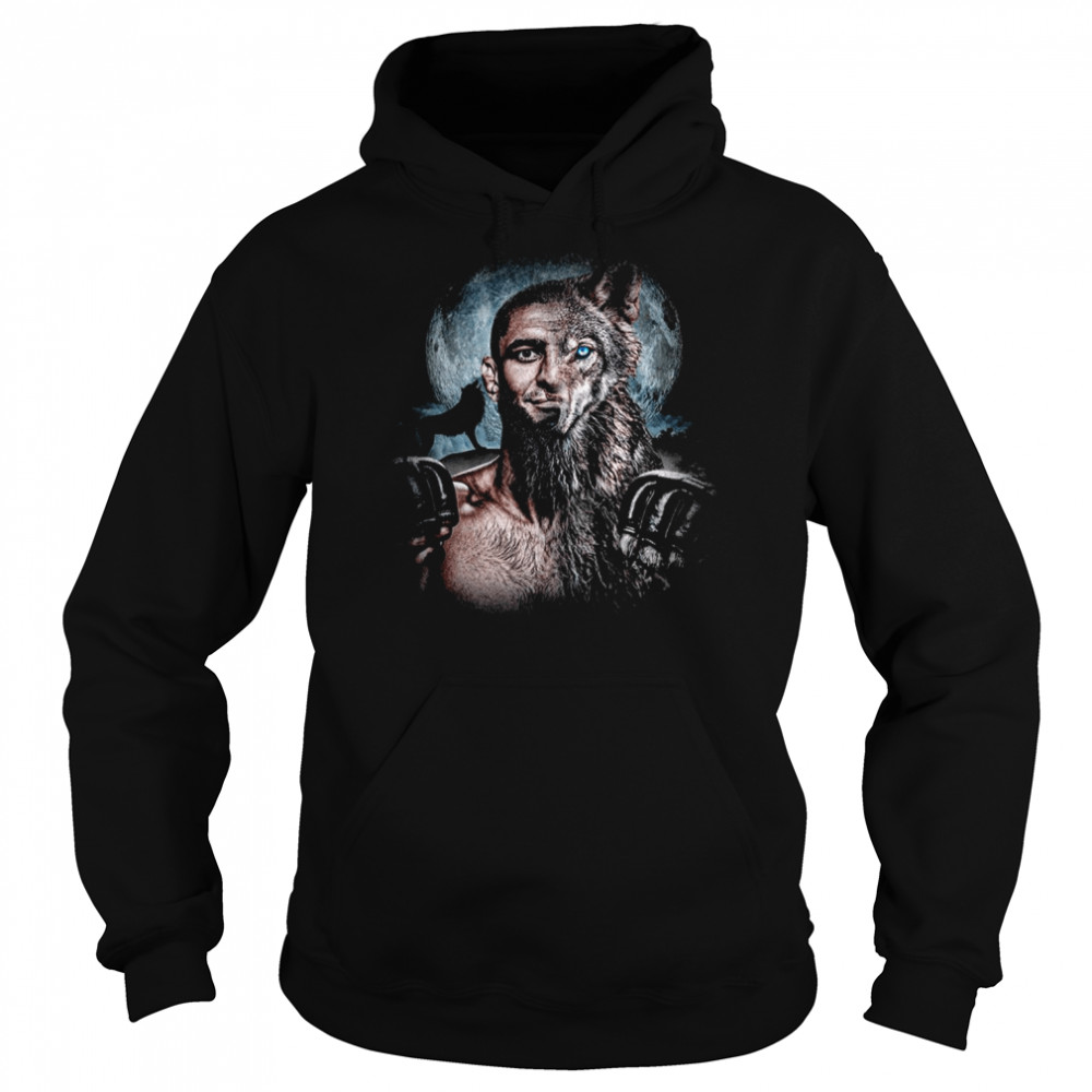 The Wolf Khamzat Chimaev Returns And Is Ready To Rule The Night Khamzat Chimaev T Unisex Hoodie