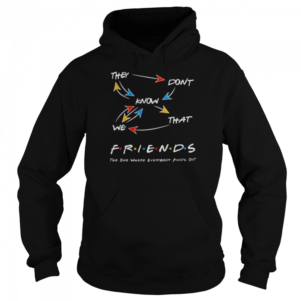 They Don’t Know We That Friends Shirt Unisex Hoodie