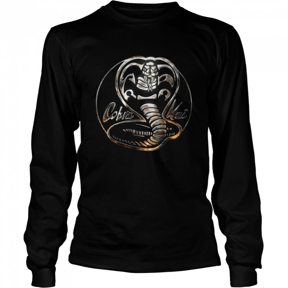 Usted Steel Snake Logo Graphic Shirt Long Sleeved T-Shirt