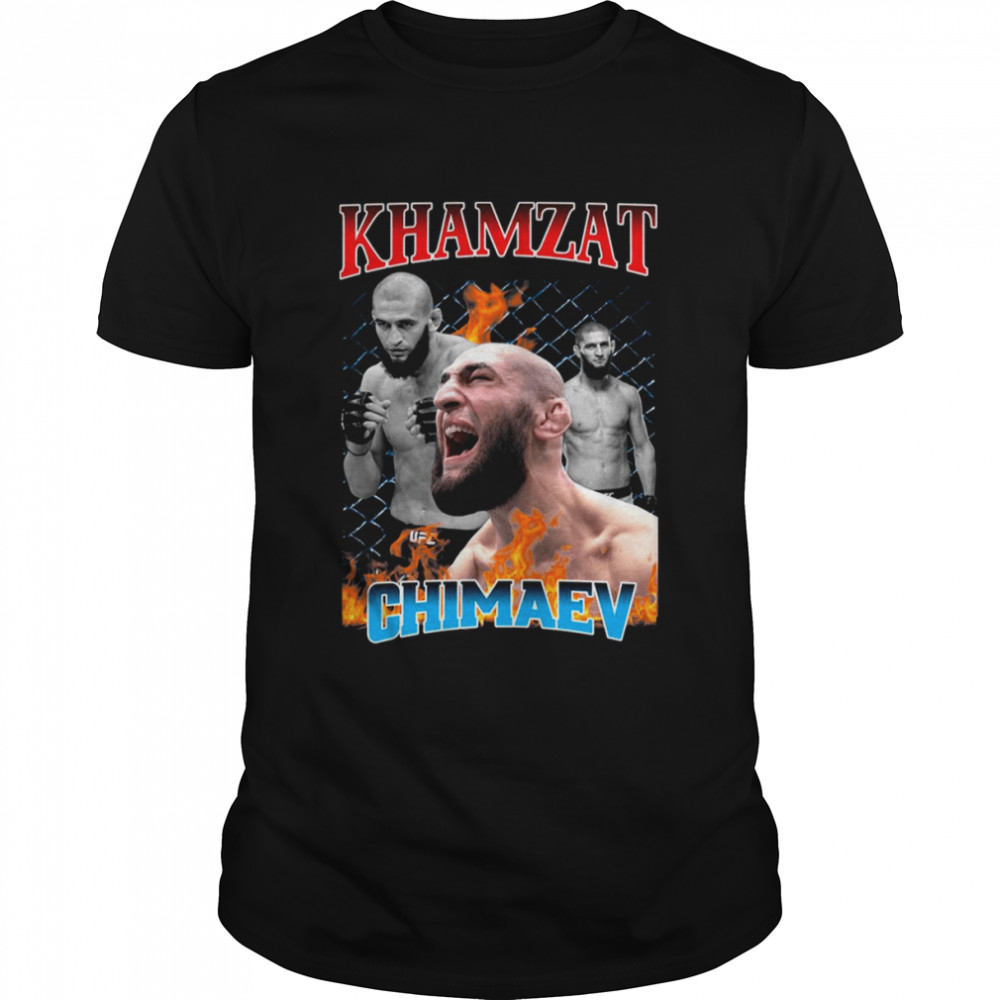 Vintgae Borz Khamzat Chimaev T-Shirt