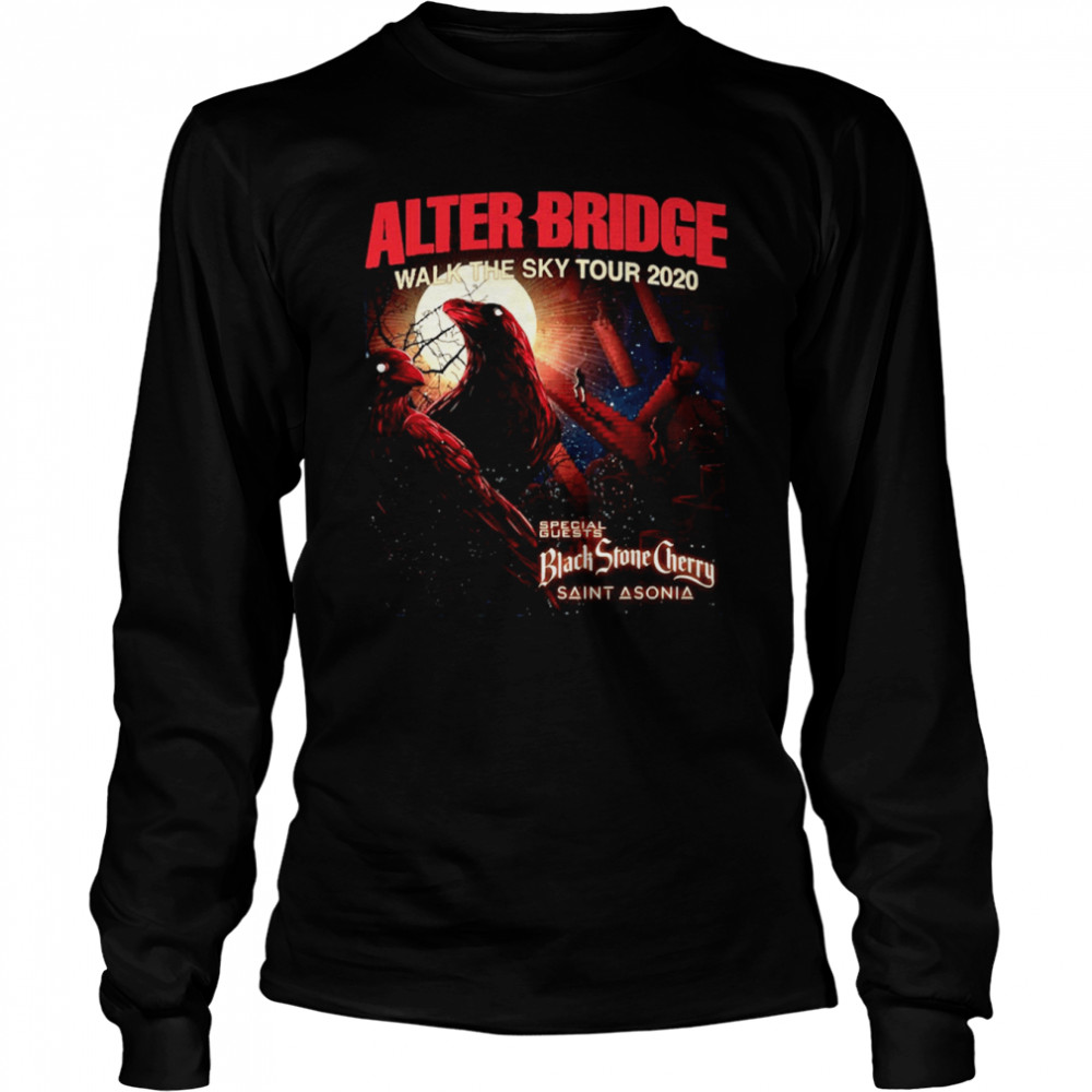 Walk The Sky Tour Alter Bridge 2020 Speacial Guests Black Stone Cherry Saint Asonia Shirt Long Sleeved T-Shirt