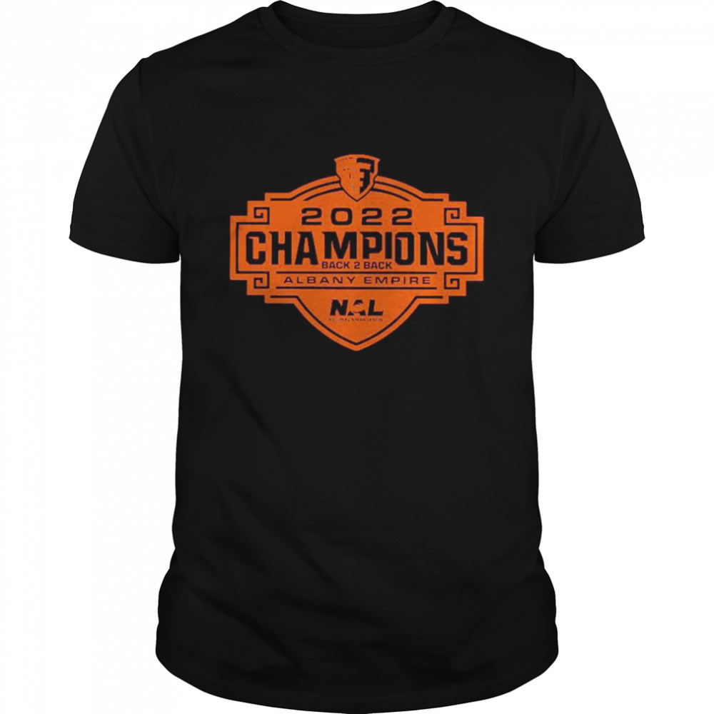 2022 Champion Back 2 Back Albany Empire shirt