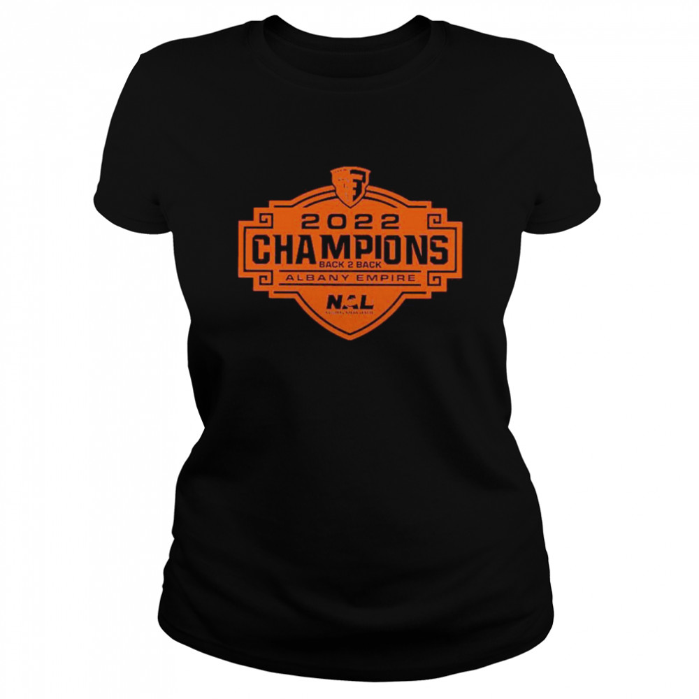 2022 Champion Back 2 Back Albany Empire Shirt Classic Womens T Shirt