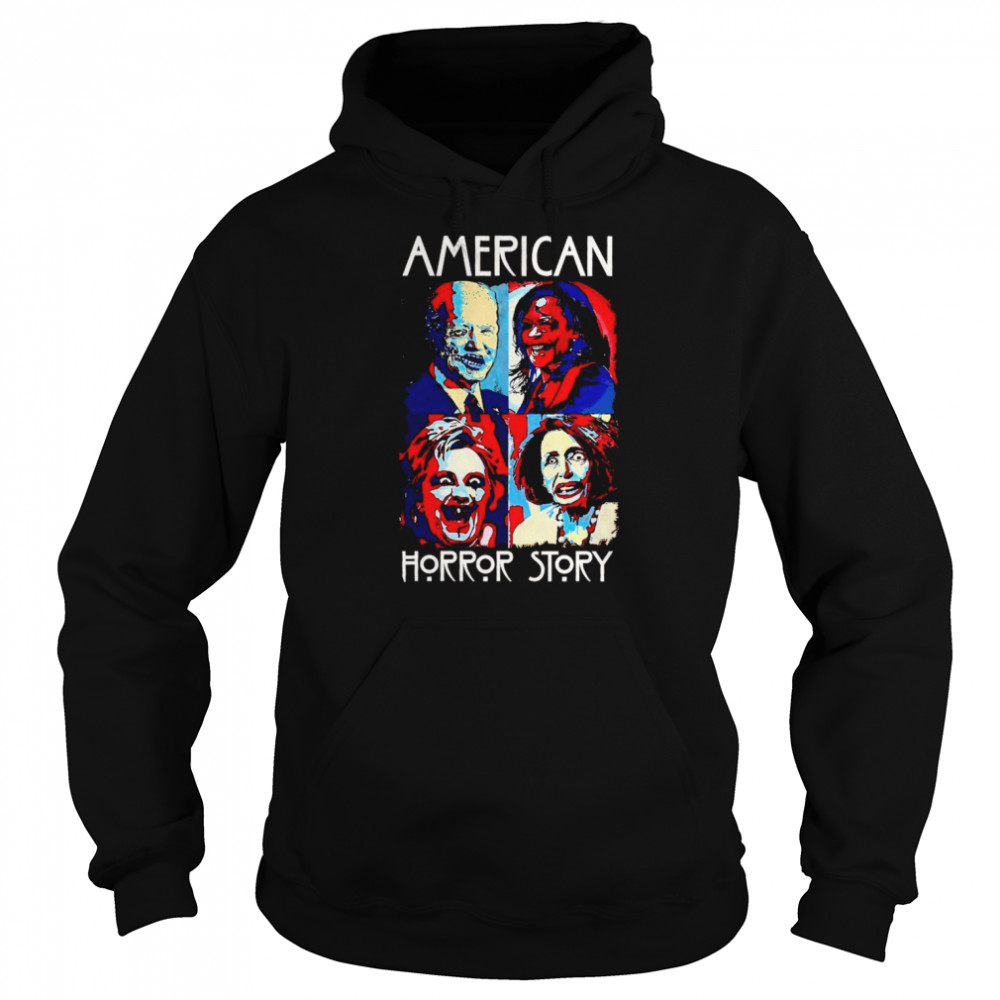 Anti Biden Harris And Pelosi Zombie American Horror Story Halloween Shirt Unisex Hoodie
