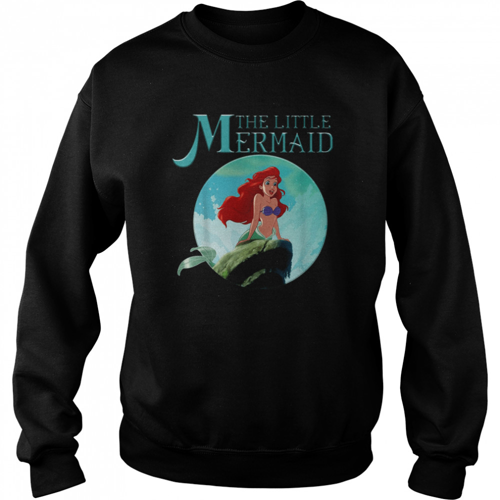 Ariel Splash Rock Graphic The Little Mermaid T- Unisex Sweatshirt