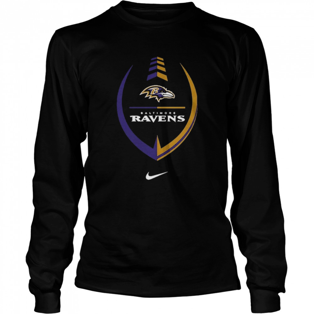 Baltimore Ravens Nike Toddler Football Wordmark T Long Sleeved T Shirt