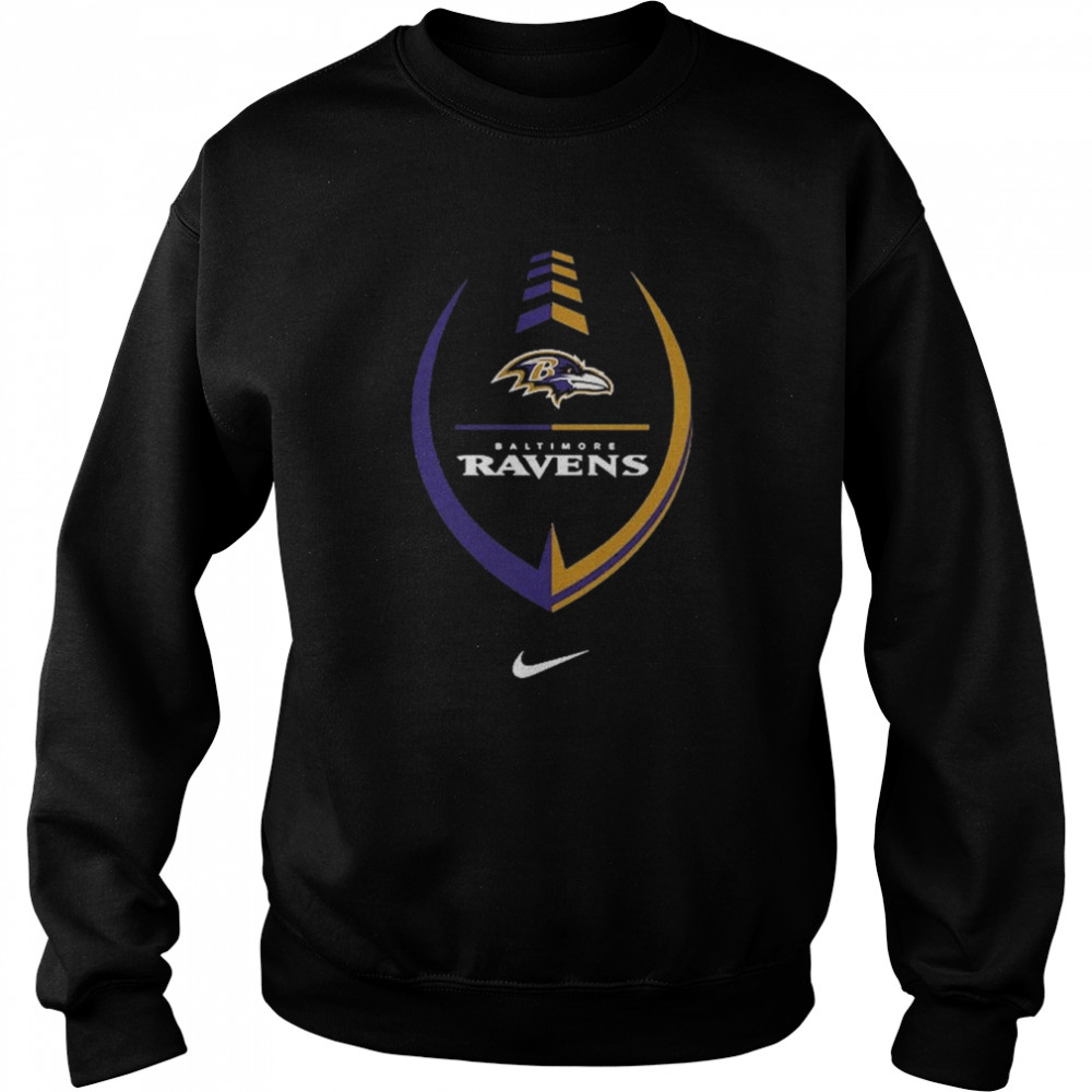 Baltimore Ravens Nike Toddler Football Wordmark T Unisex Sweatshirt