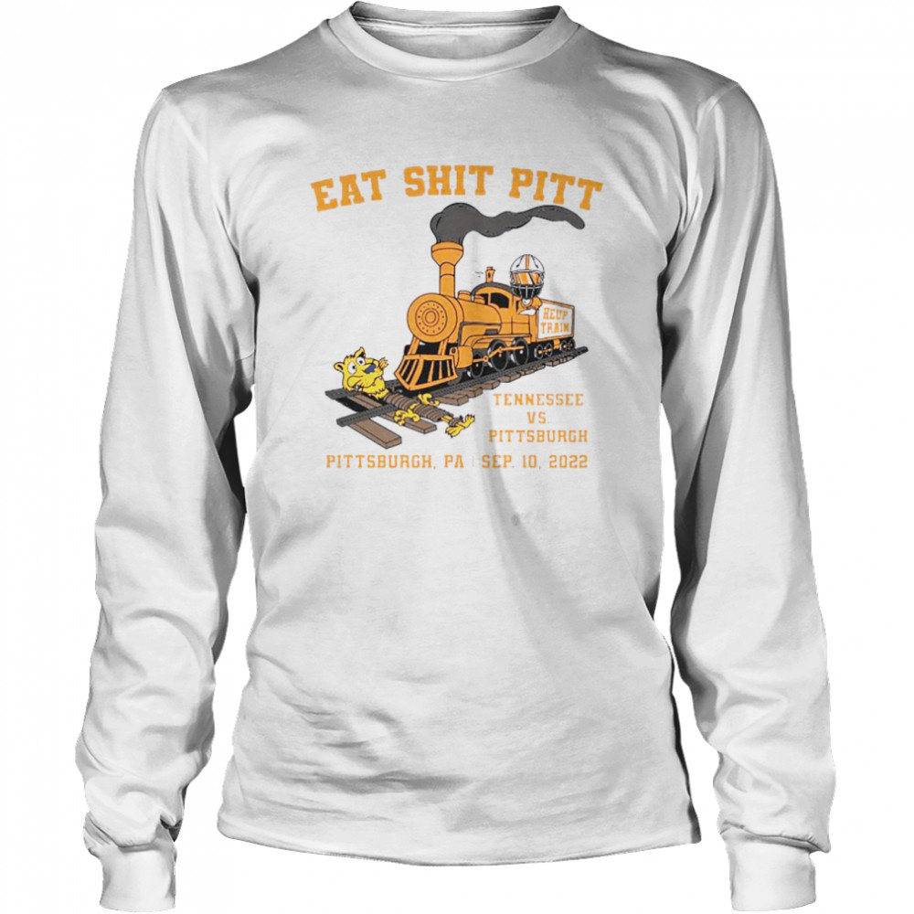 Eat Shit Pitt Tennessee Vs Pittsburgh 2022 Long Sleeved T Shirt