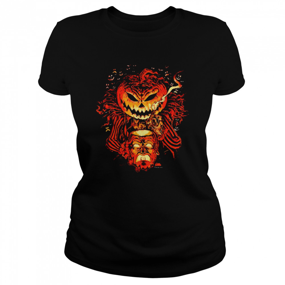 Pumpkin King Lord O Lanterns Halloween Graphic Shirt Classic Womens T Shirt