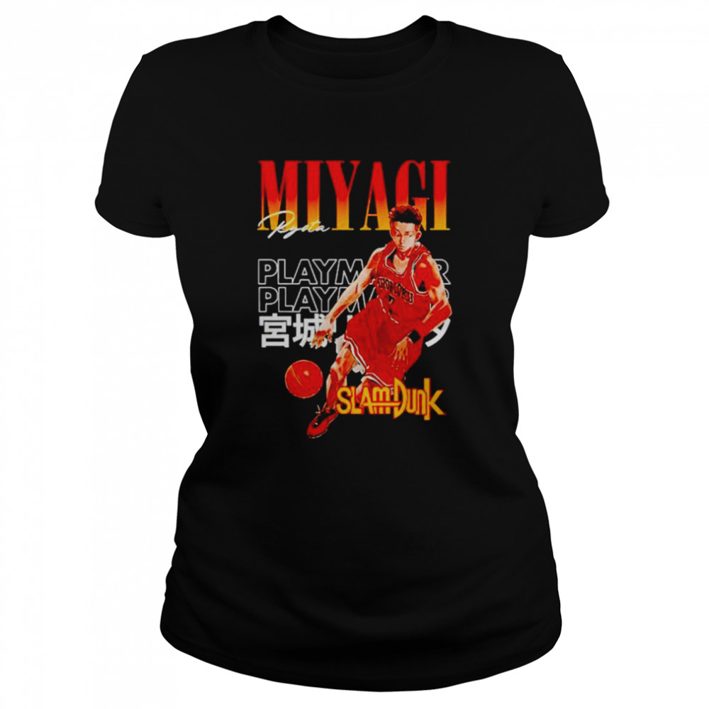 Ryota Miyagi Slam Dunk Slam Anime Shirt Classic Women'S T-Shirt
