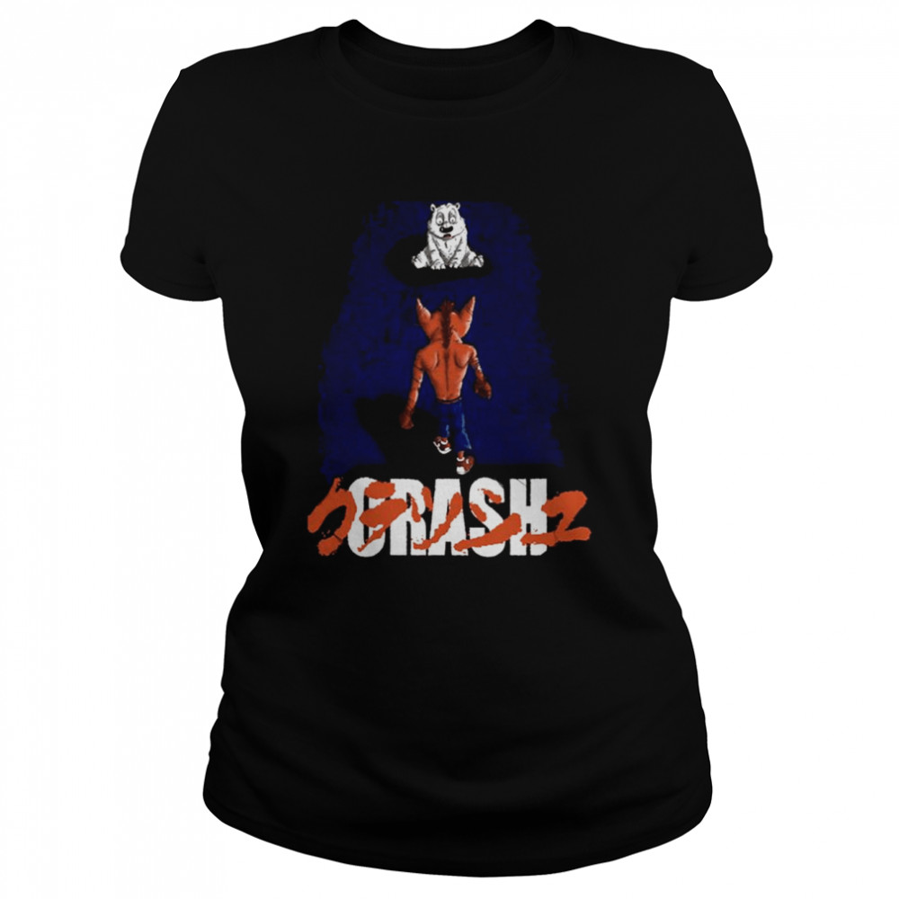 The Iconic Crash Halloween Graphic Shirt Classic Women'S T-Shirt