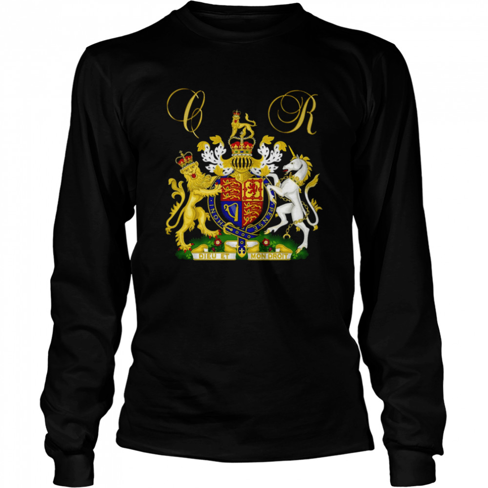 Royal Coat Of Arms Charles Iii King Charles England Shirt Long Sleeved T-Shirt