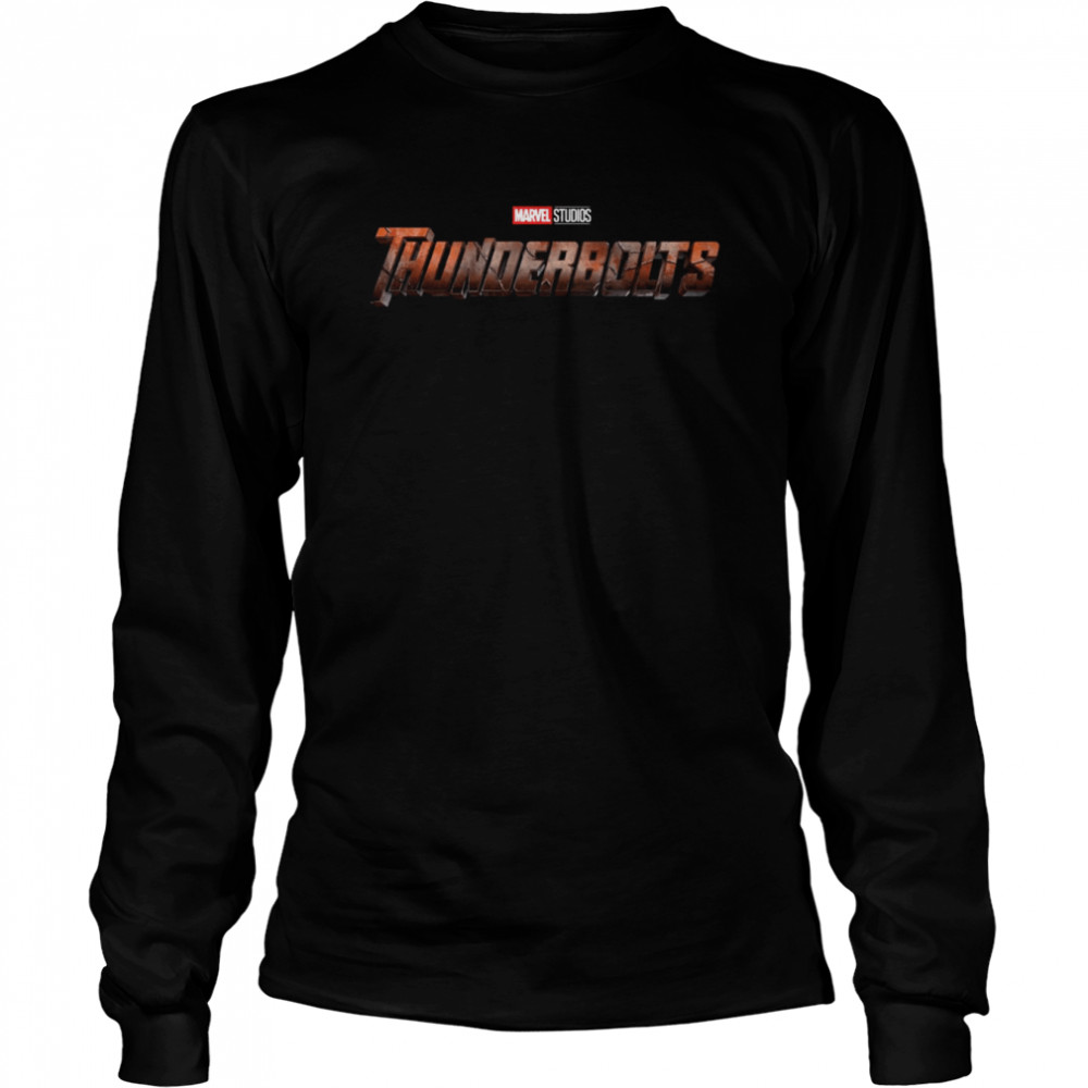 Thunderbolts Marvel Logo Shirt Long Sleeved T Shirt