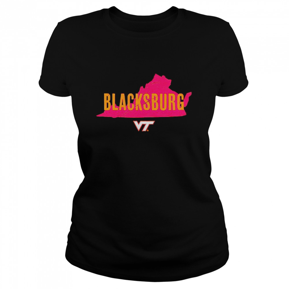 Virginia Tech Hokies Hometown Blacksburg Shirt Classic Womens T Shirt