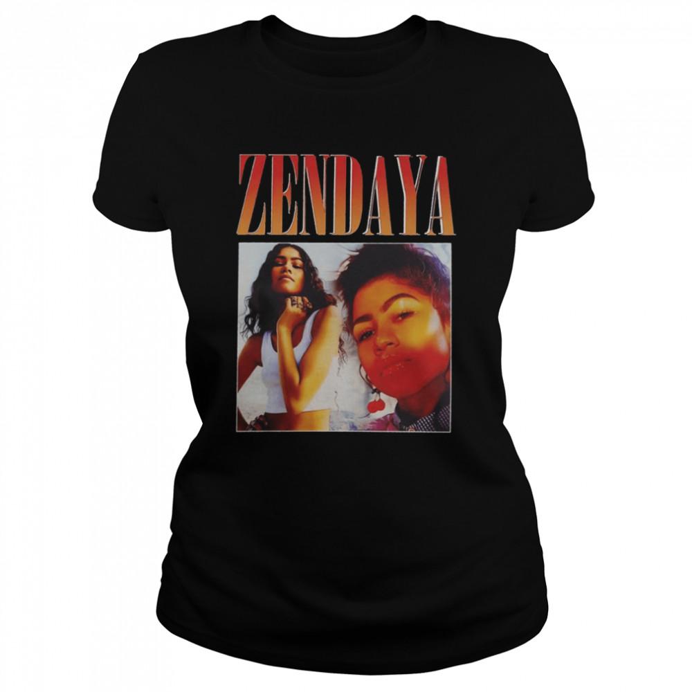 Zendaya Vintage Bootleg 90S Shirt Classic Womens T Shirt
