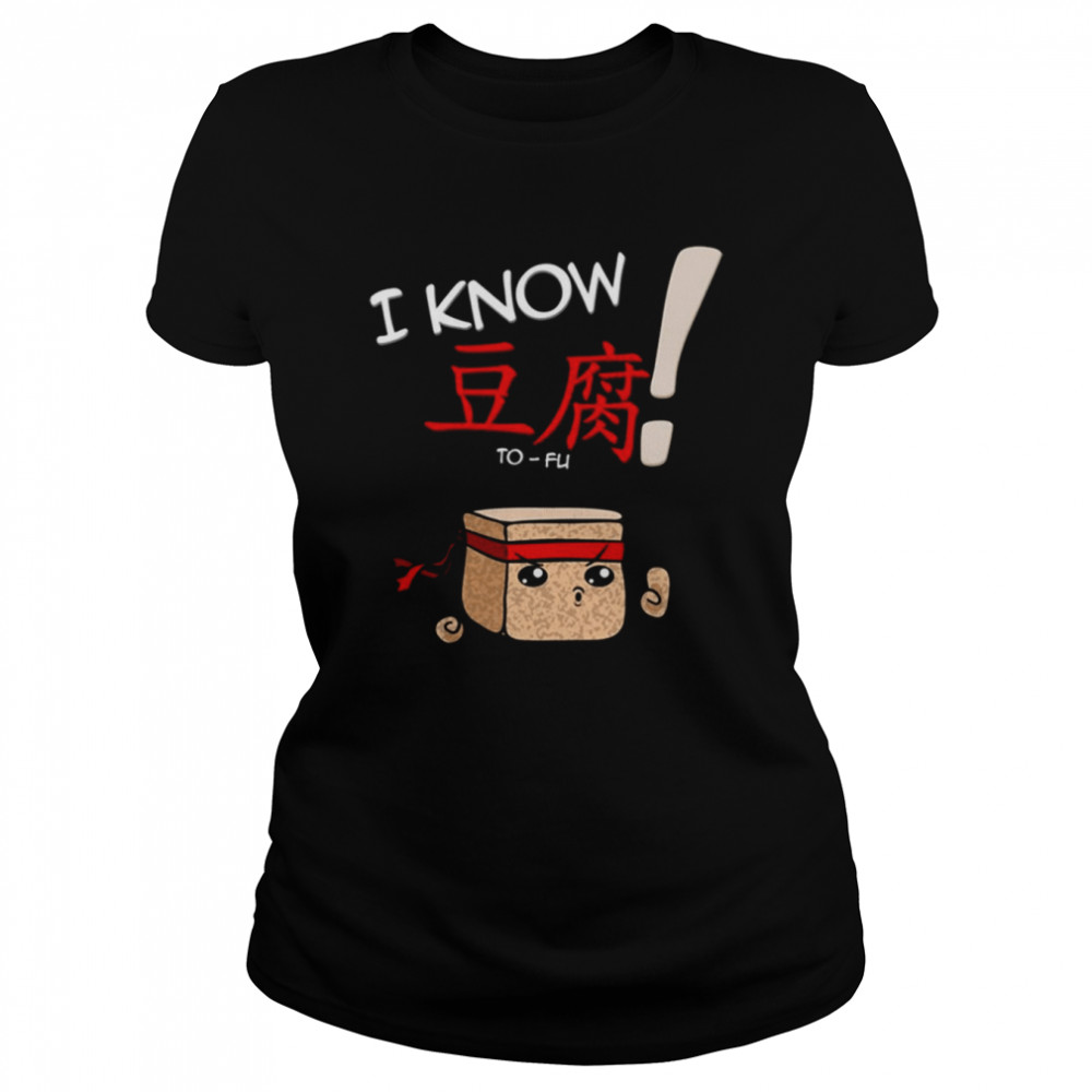 I Know To Fu Funny T Classic Womens T Shirt