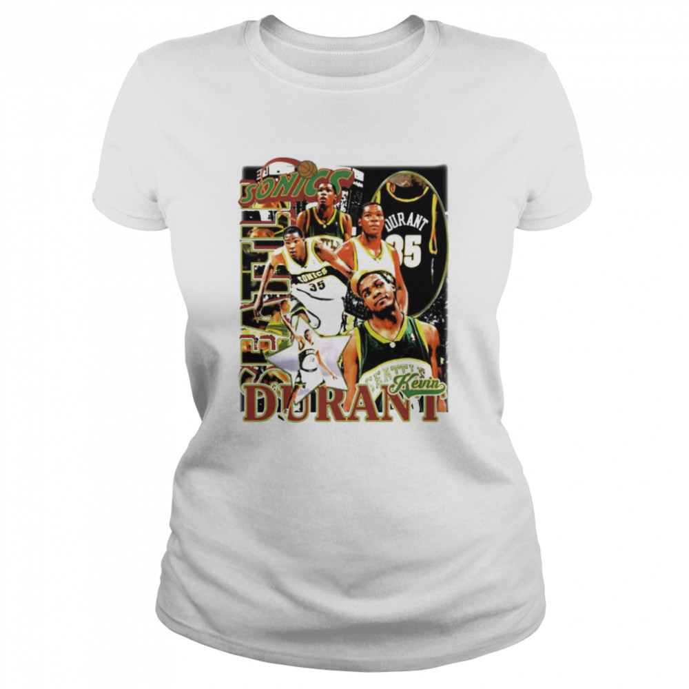 Kevin Durant Players Basketball Shirt Classic Womens T Shirt