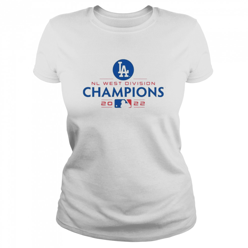 Los Angeles Dodgers Baseball Nl West Division Champions 2022 Shirt Classic Womens T Shirt