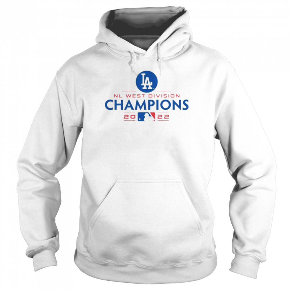 Los Angeles Dodgers Baseball Nl West Division Champions 2022 Shirt Unisex Hoodie