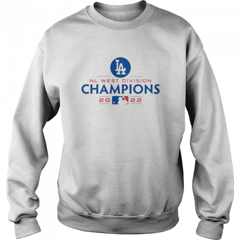 Los Angeles Dodgers Baseball Nl West Division Champions 2022 Shirt Unisex Sweatshirt